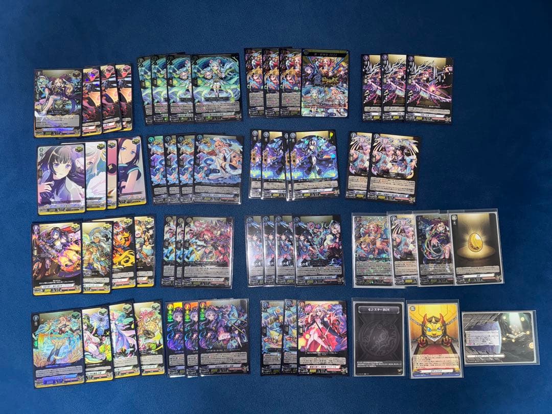 ヴァンガード　モンスト　えびすデッキセット　スリープ•ケース•入れ替えパーツ付