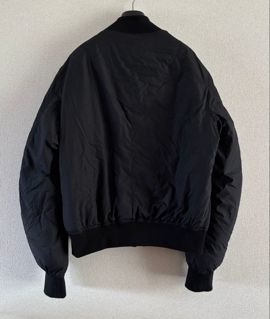 美品　MUJI LABO　 MA-1 　ダウンブルゾン　黒　Lサイズ