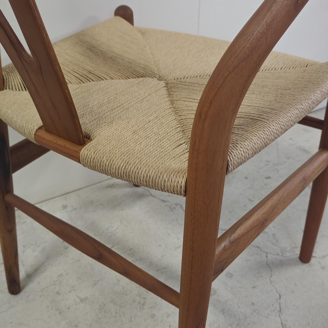 CH24 / Yチェア チーク材・オイル仕上げ SH45cm