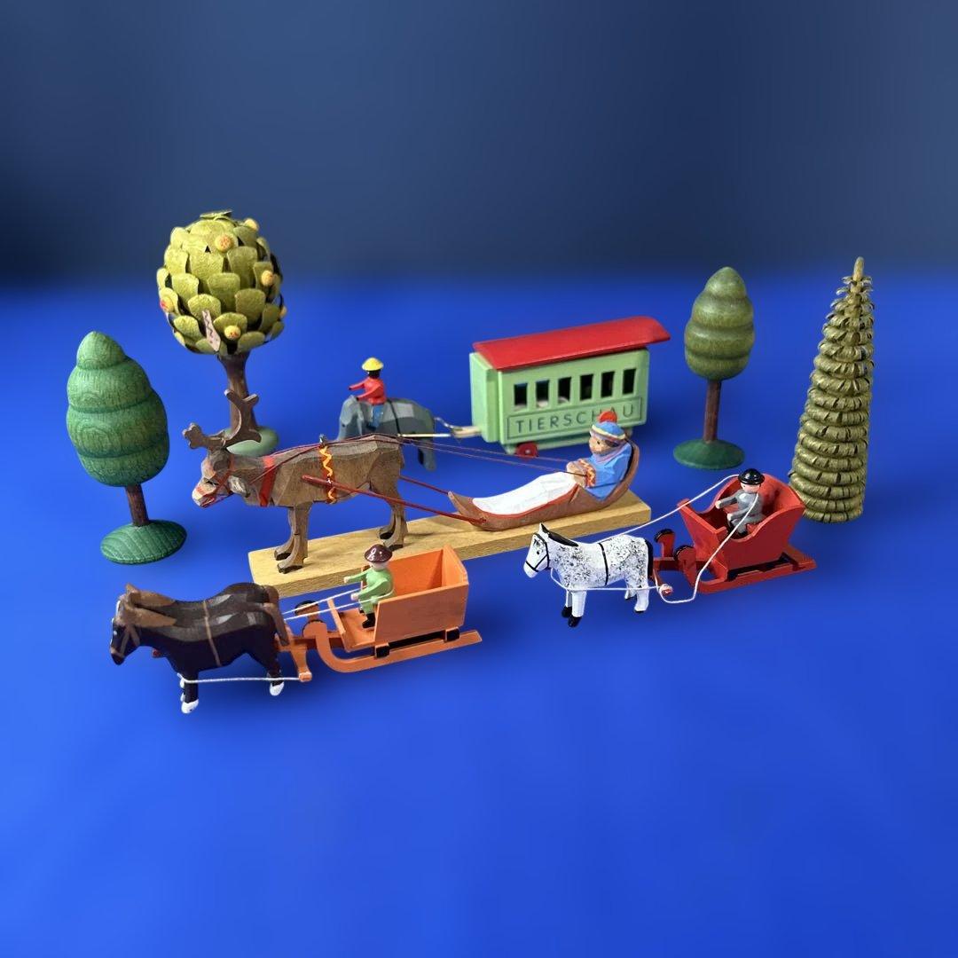 ドイツ工芸品　ザイフェン 8品まとめ売り