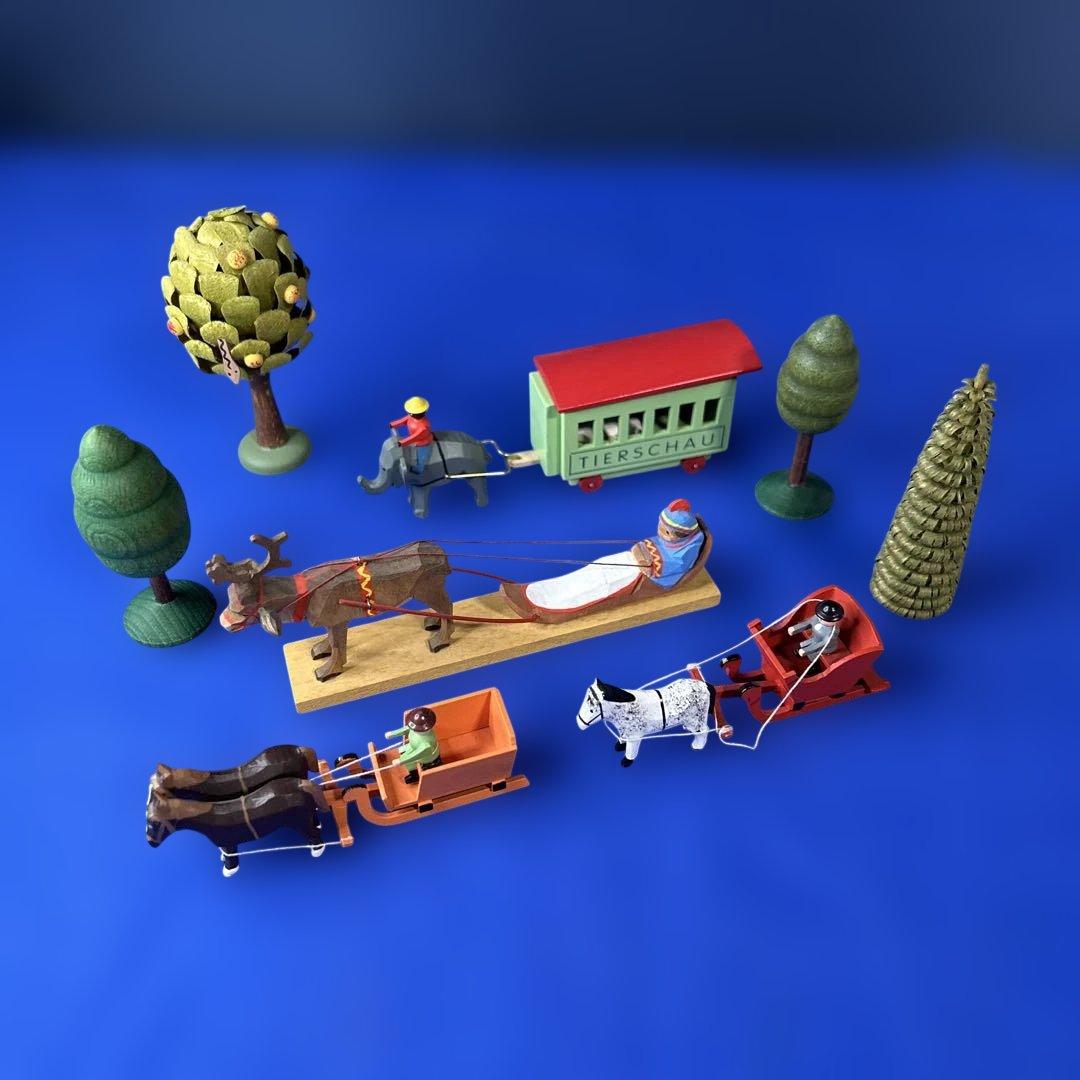 ドイツ工芸品　ザイフェン 8品まとめ売り