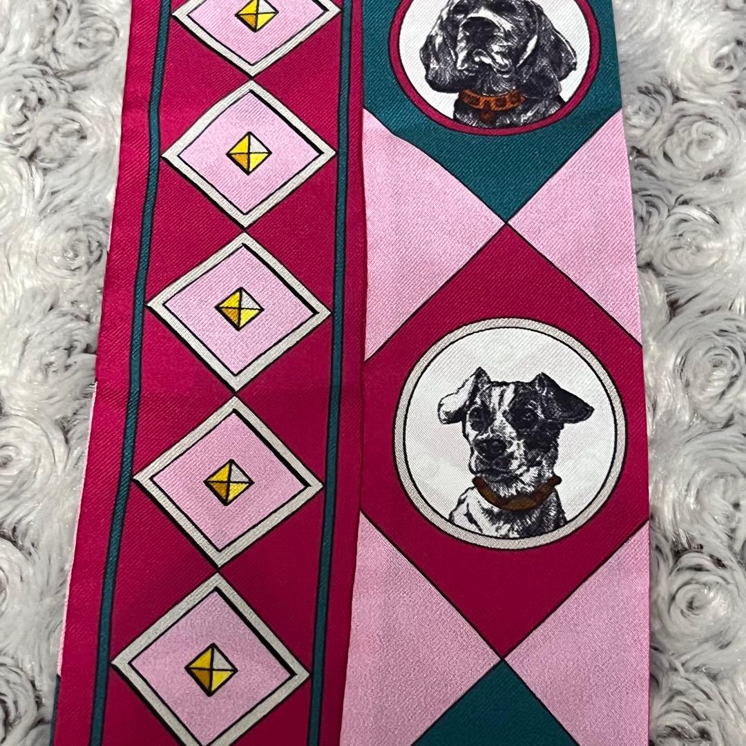 【こうちゃん】HERMES エルメス　コリエ・エ・シアン　ツイリー