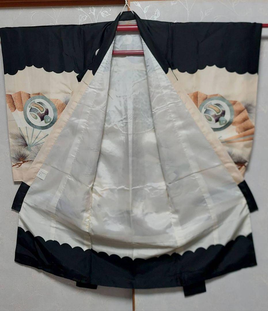 NA920アンティーク子供着物正絹着丈98センチ裄丈45センチ美品綺麗