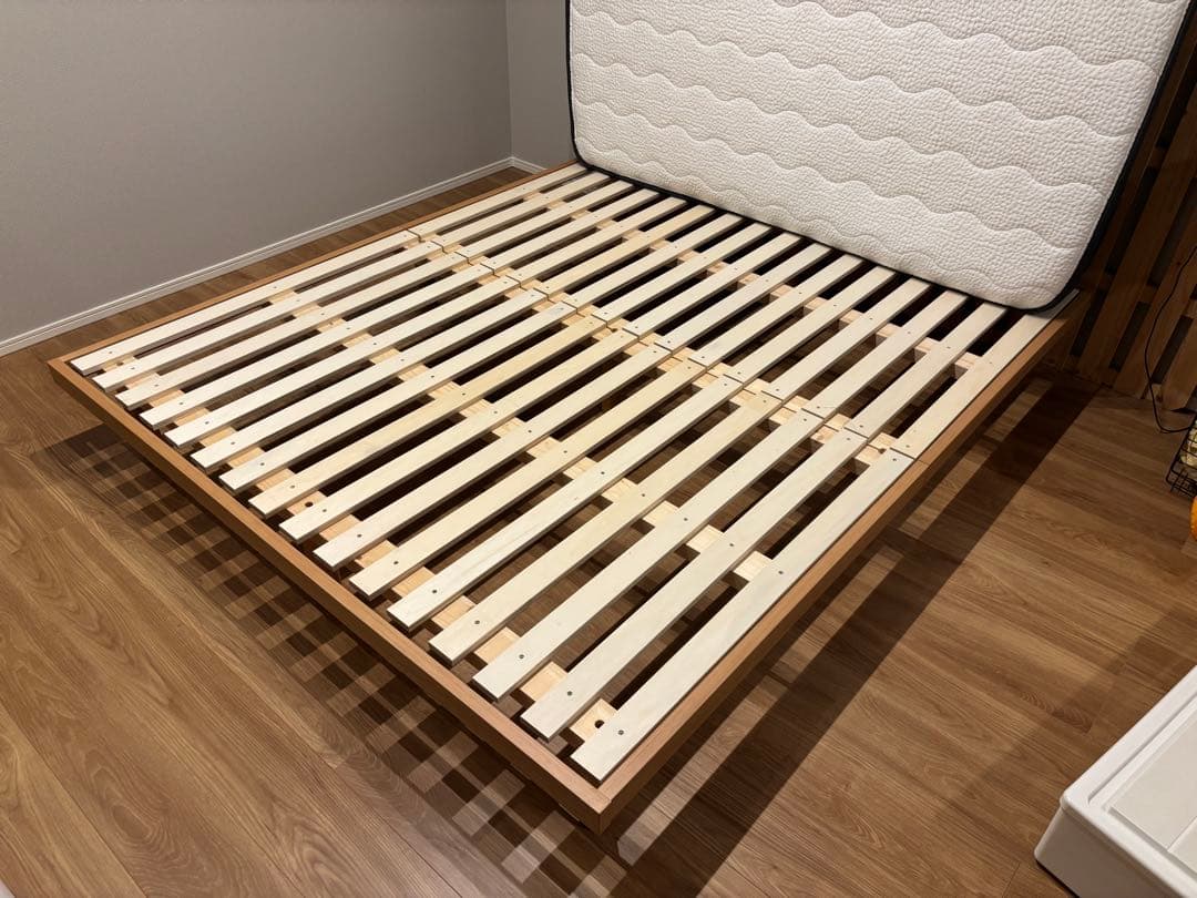 【美品】NELL マットレス クイーン　ベッドフレームセット【単品購入相談可】