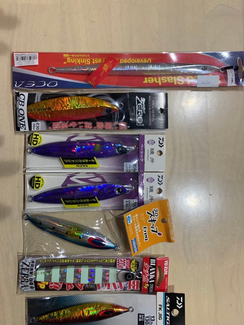 ジギングルアー　ダイワ　シマノ　伊勢湾　釣り　クイックゼロワン