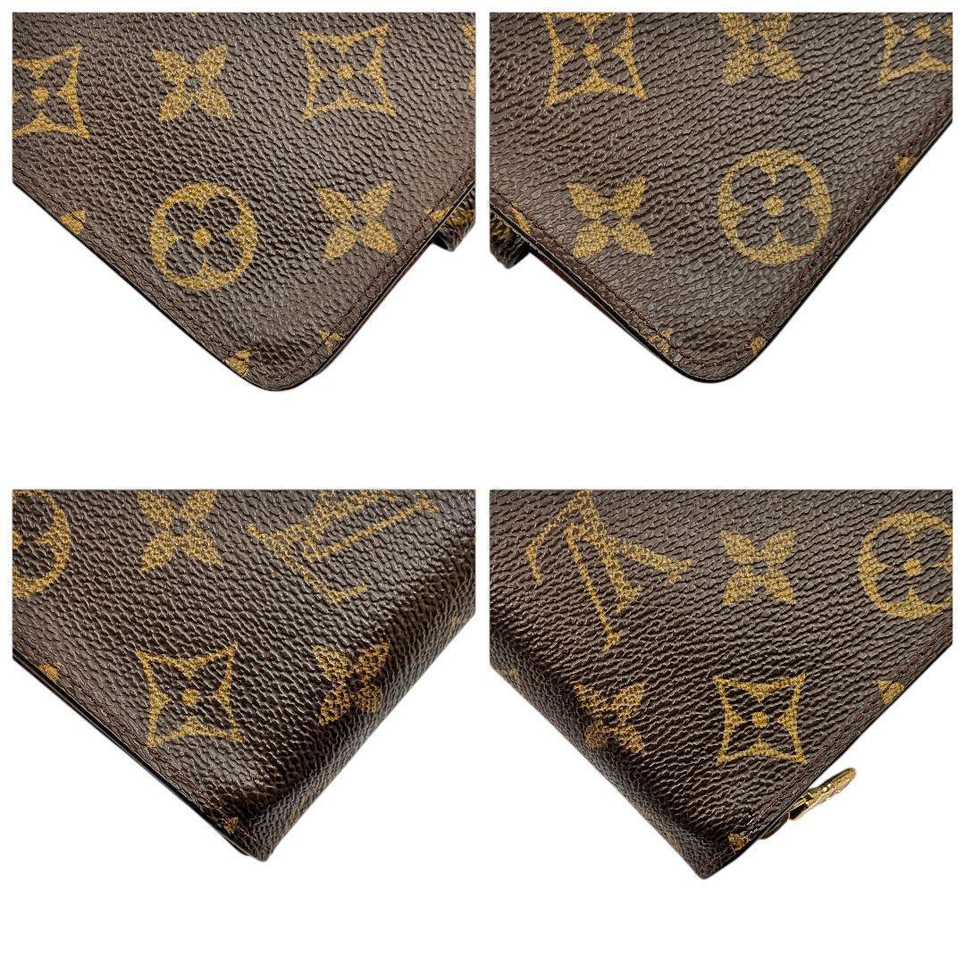 美品 ルイヴィトン モノグラム コンパクトジップ 折り財布 971