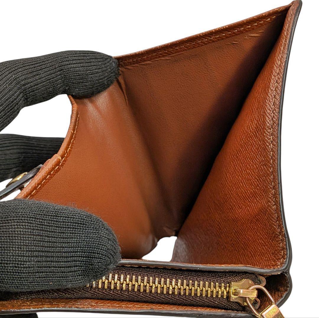 美品 ルイヴィトン モノグラム コンパクトジップ 折り財布 971