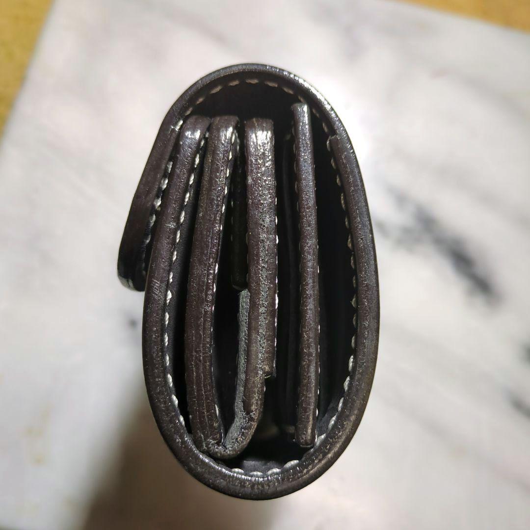 姫路ヌメ革 2つ折り財布 ハンドメイド ショートウォレット ブラック 黒 新品