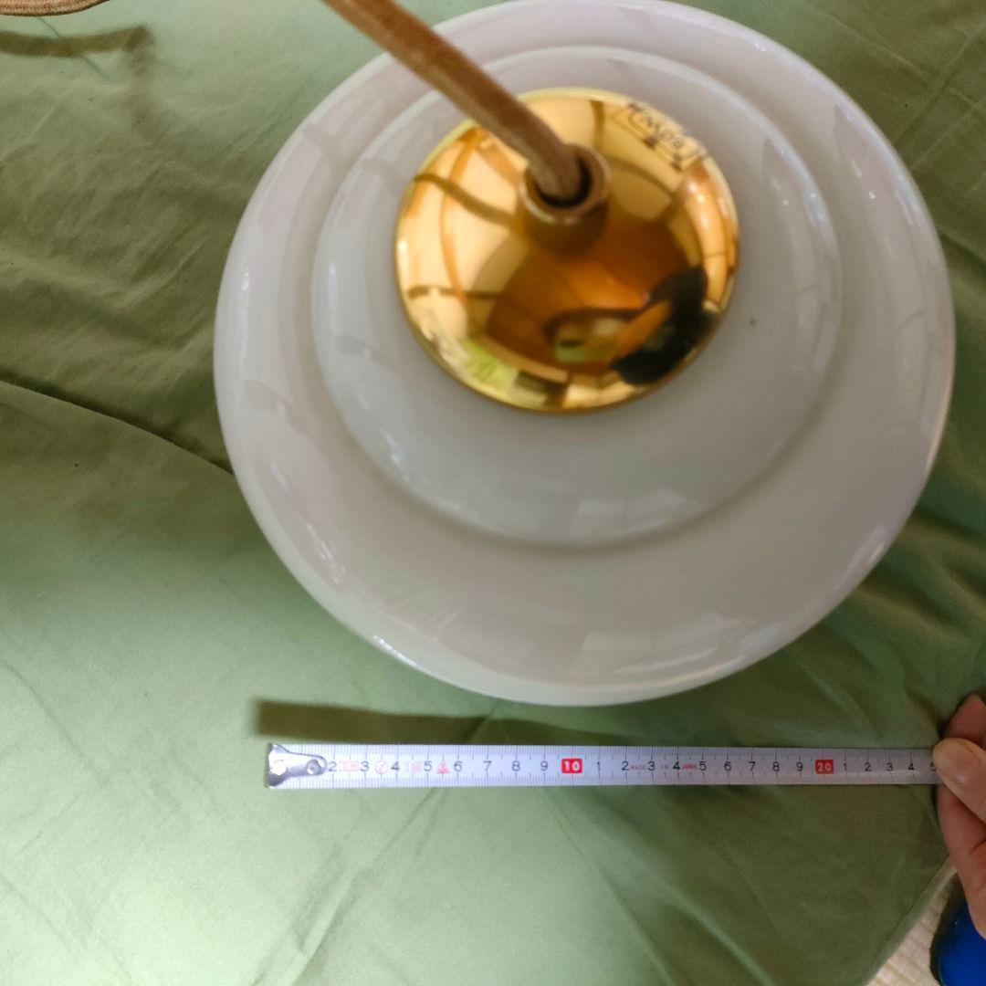 ★三菱電機　大正レトロ　昭和レトロ　ペンダントライト　乳白色