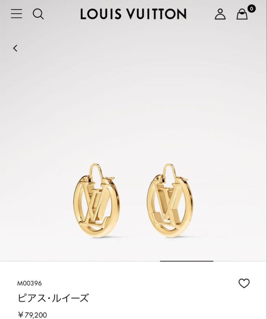 LOUIS VUITTON ピアス ルイーズ M00396