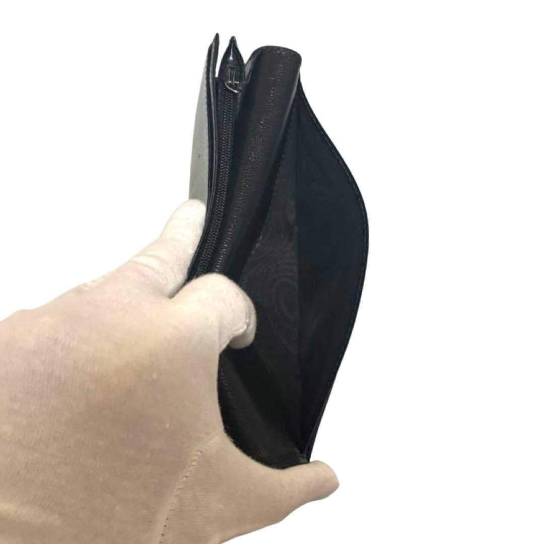 美品　人気　グッチ　長財布　レザー　ブラック　G金具　ユニセックス