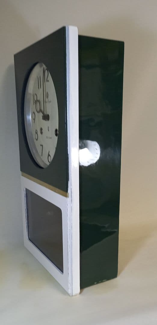 アイチ　AICHI 30日巻き柱時計　オーバーホール済　再塗装済み