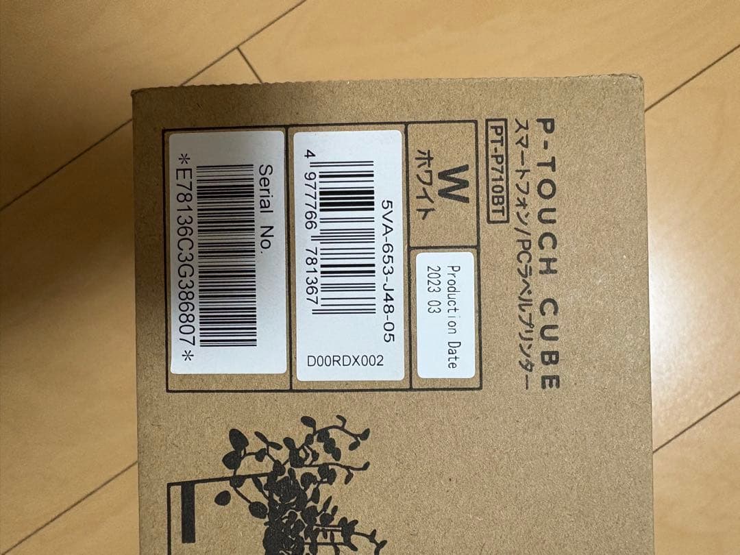 新品未使用P-Touch Cube PT-P710BT TZeテープ2個付き