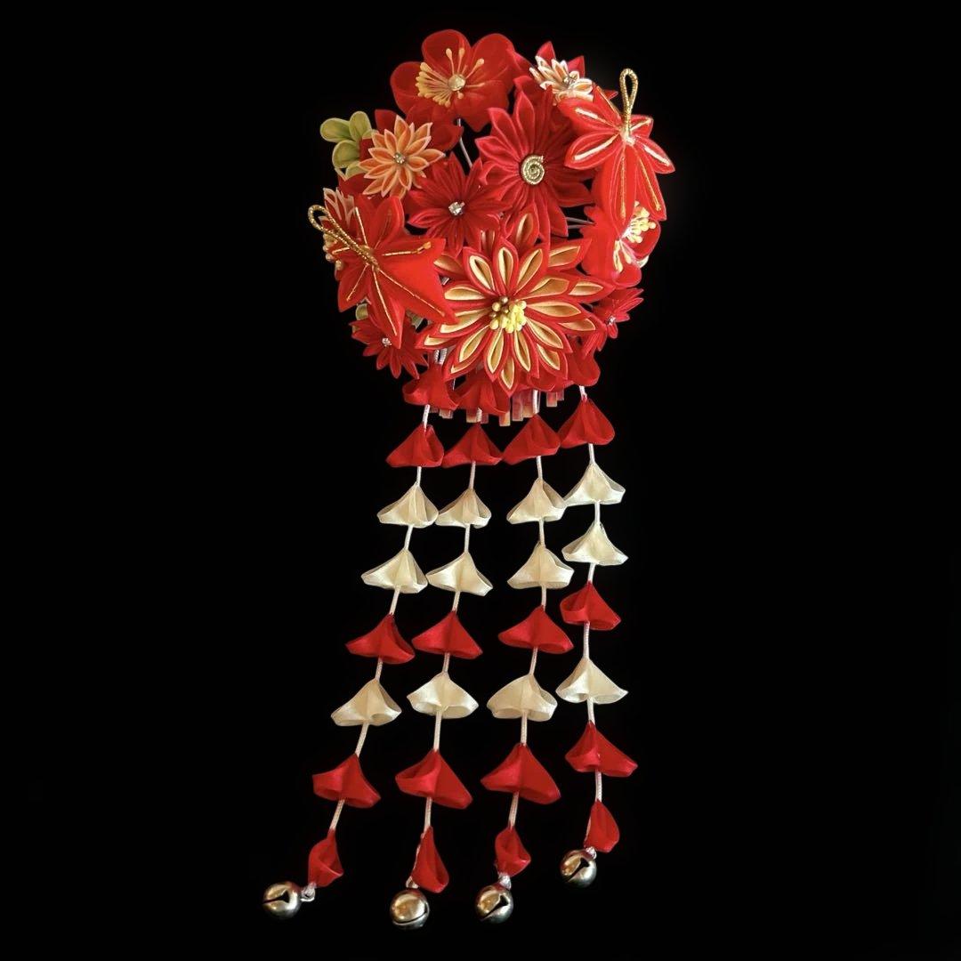 専用です。 日本髪 髪飾り 七五三(7歳)～成人式 (赤)