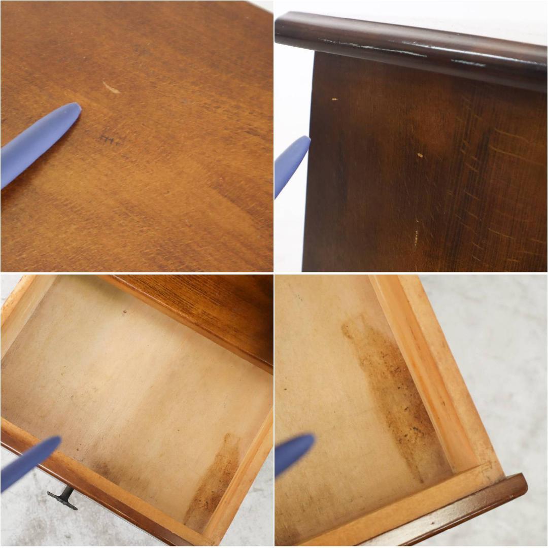 カリモク家具 コロニアル 電話台 FAX台 花台 引き出し付き クラシカル家具