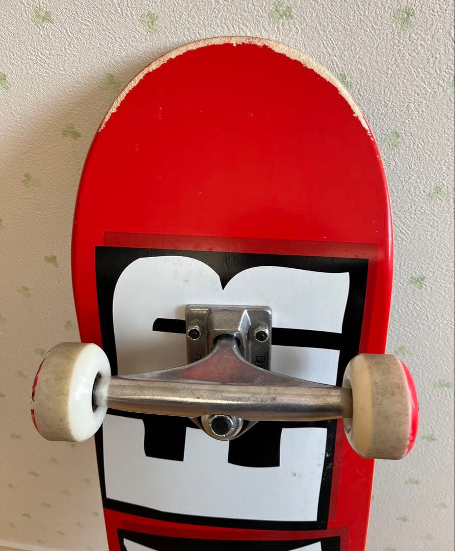 BAKER スケートボード 8.0インチ レッド ホワイト レンチおまけ付き