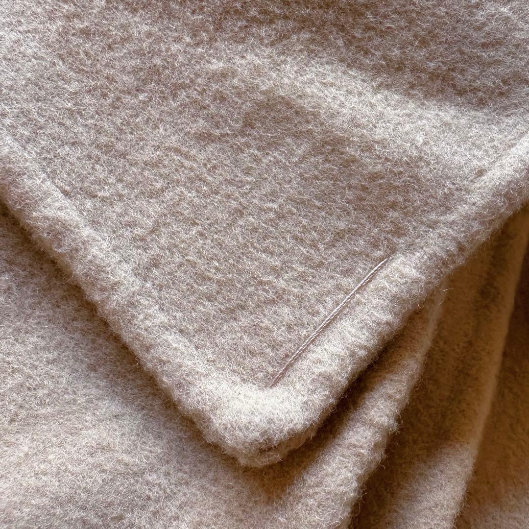 美品【ダブルフェイス／ベルト付き】ボールジィ／オーバーサイズ•ノーカラーコート