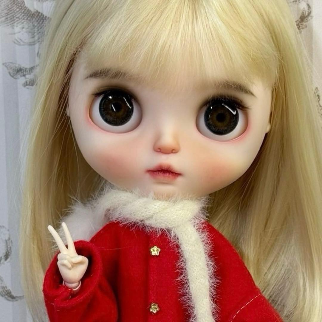 カスタムブライス 海外作家様 人形 ナチュラルメイク 自然 大人しい フルセット