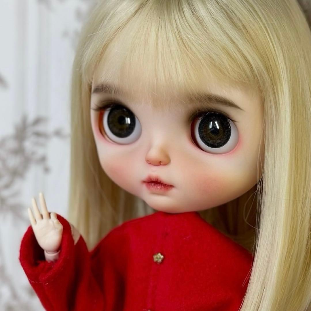 カスタムブライス 海外作家様 人形 ナチュラルメイク 自然 大人しい フルセット
