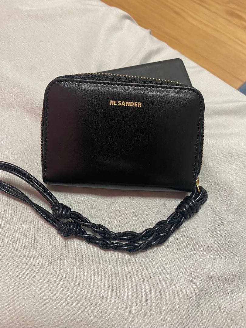 JIL SANDER ブラックレザーケース