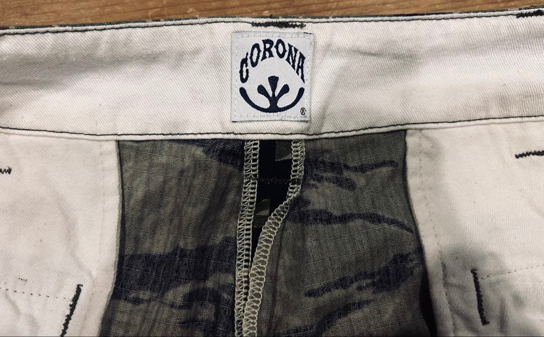 ミリタリー 古着 00s CORONA コロナ 迷彩 カーゴパンツ XL 美品