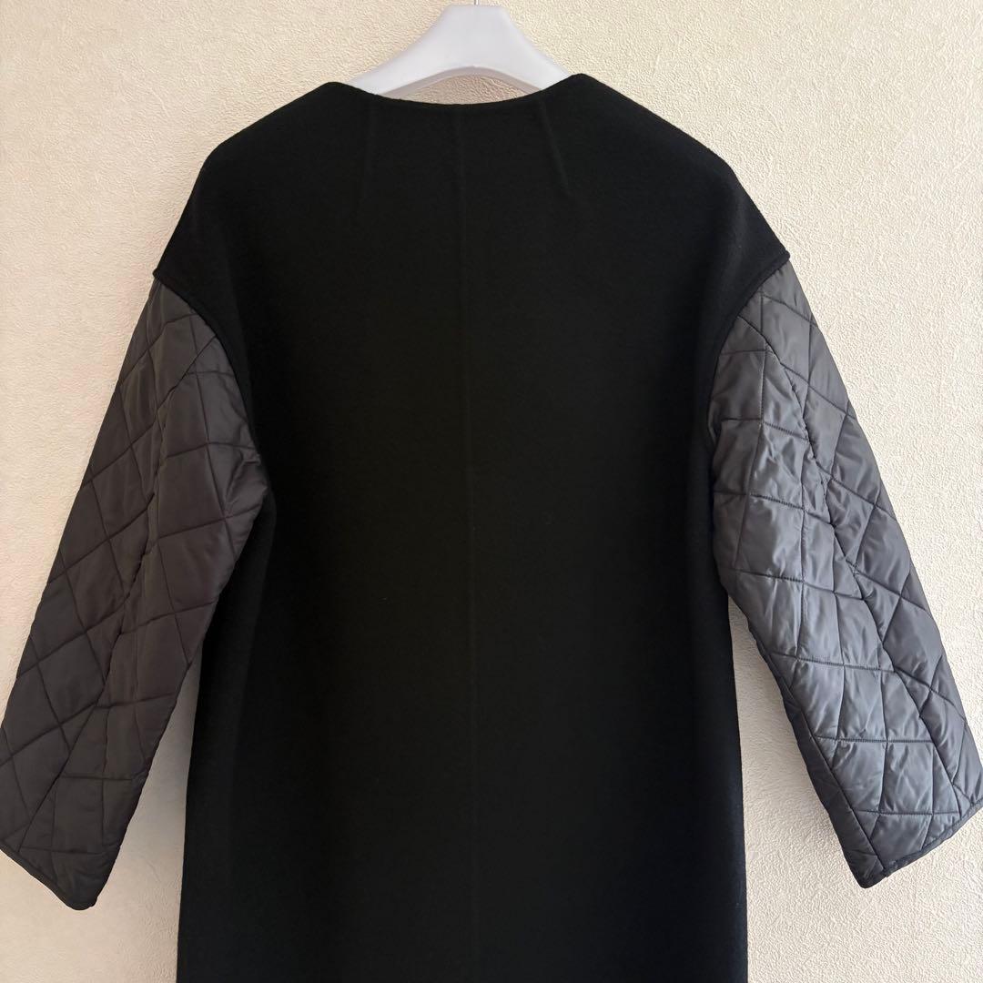 セオリーリュクス　ノーカラー　コート