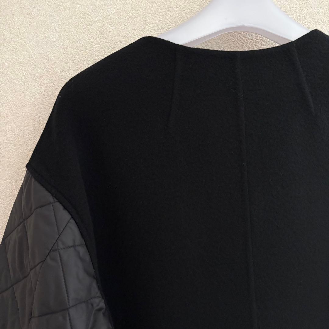 セオリーリュクス　ノーカラー　コート