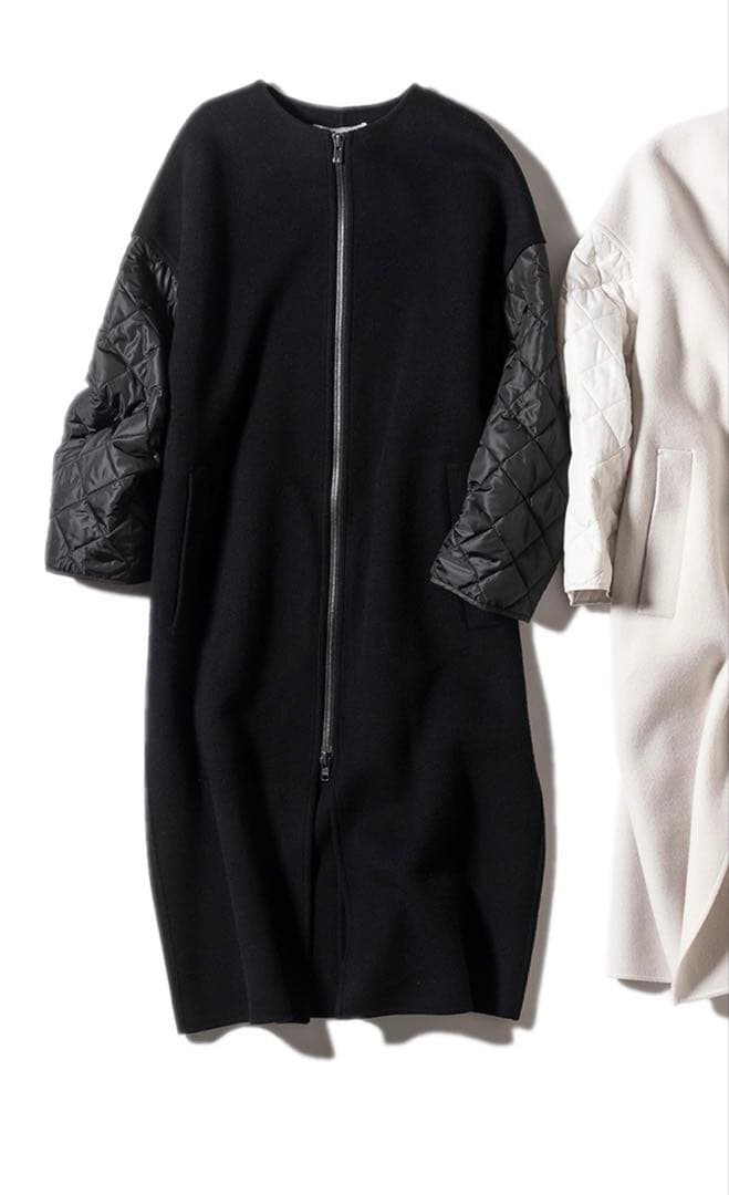 セオリーリュクス　ノーカラー　コート