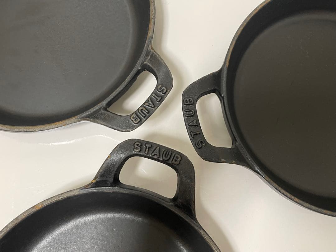 ストウブ　スタッカブルプレート20cm 3個セット