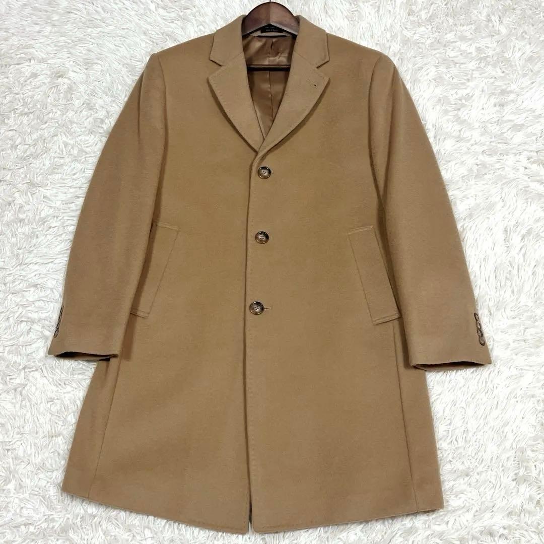 美品✨ラルフローレン カシミヤ混キャメル チェスターコート サイズL