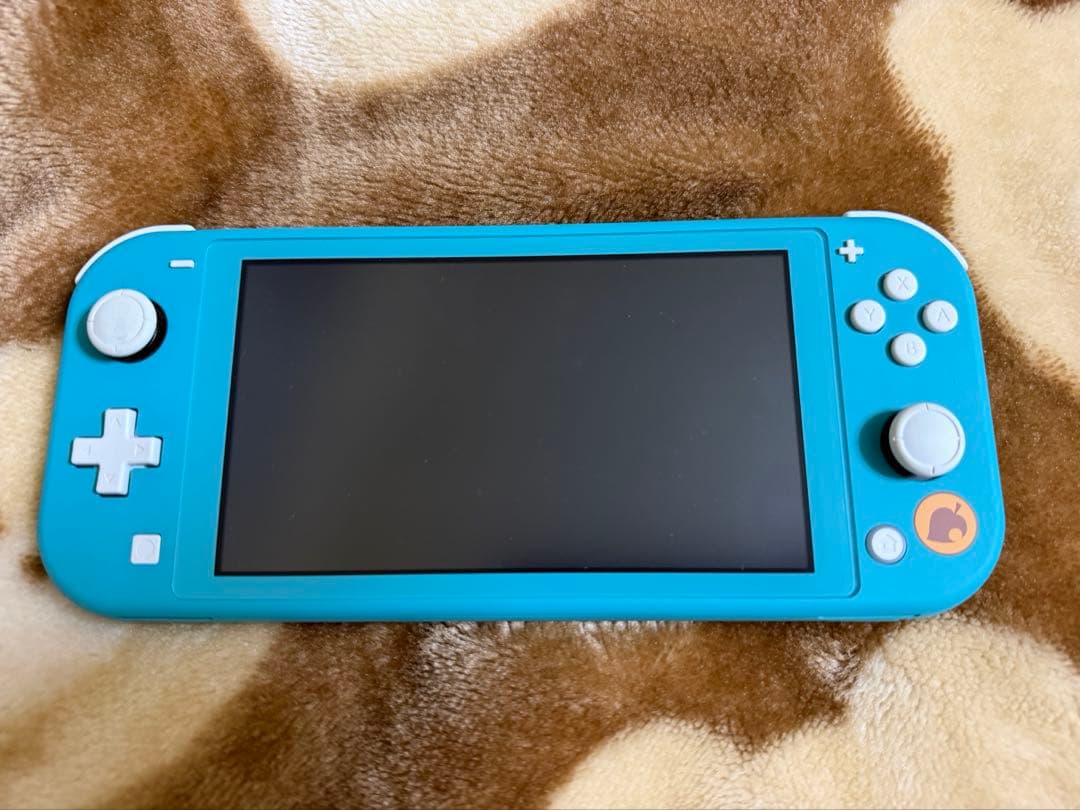 ニンテンドースイッチ switch lite どうぶつの森 アロハ柄 ターコイズ