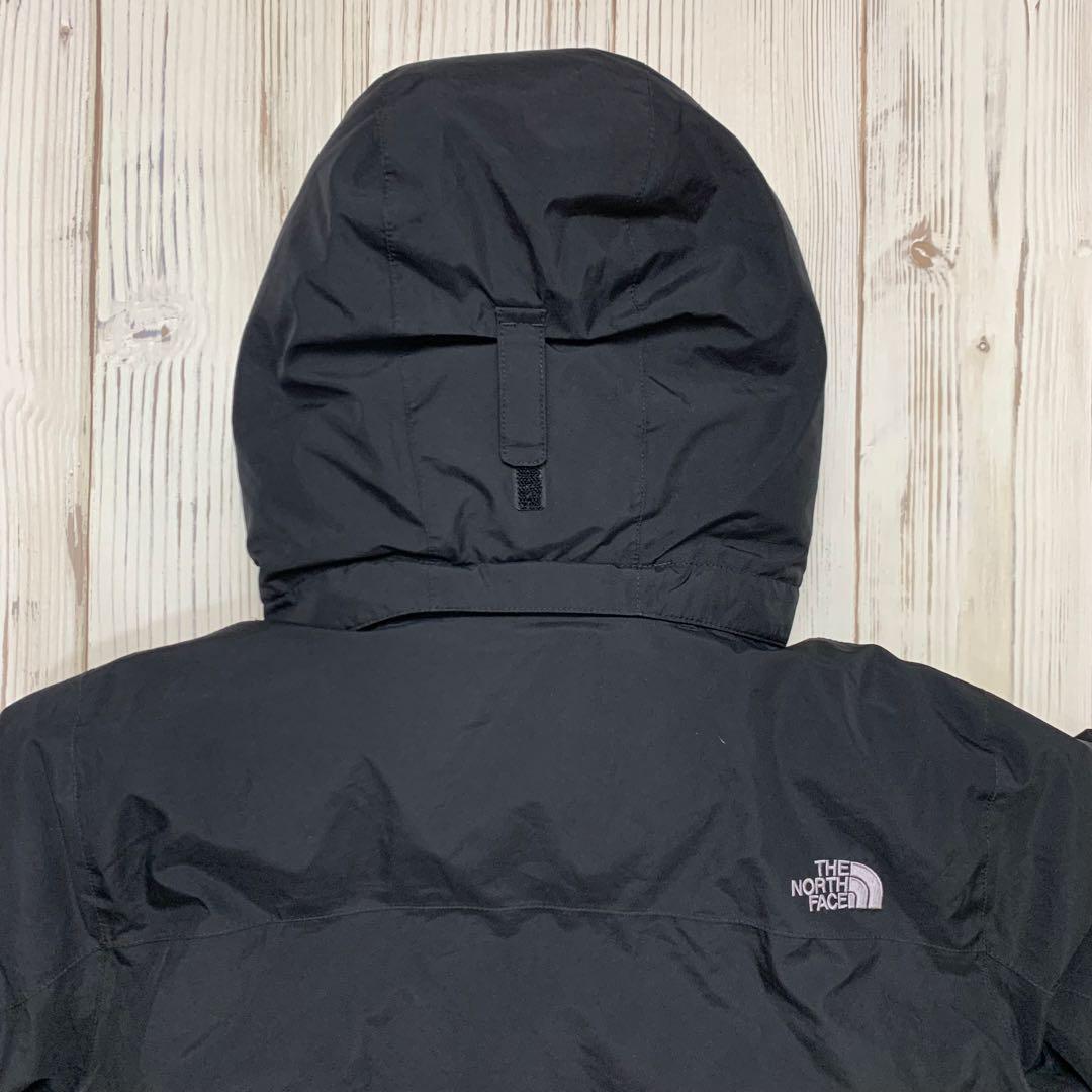 ノースフェイス マクマードベースダウンパーカー 女性 3L 黒 ゴアテックス