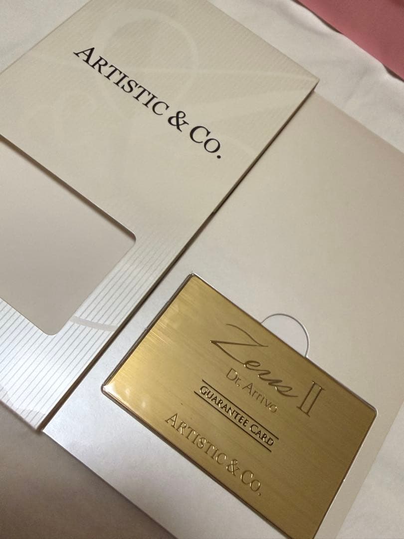 Dr.Arrivo ドクターアリーヴォ ゼウス2 美顔器 箱・付属品／専用美容液