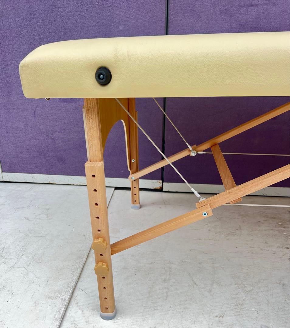 ベンチ付き折りたたみベッドほぼ未使用品