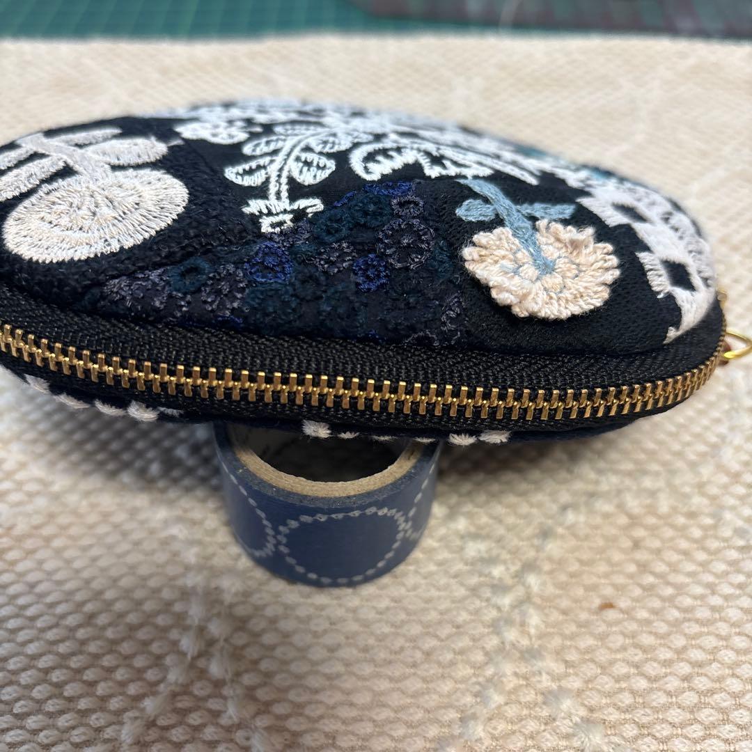 ☆ミナペルホネン ハンドメイド ミニポーチ ♡フェリーチェ ブラック系他3点