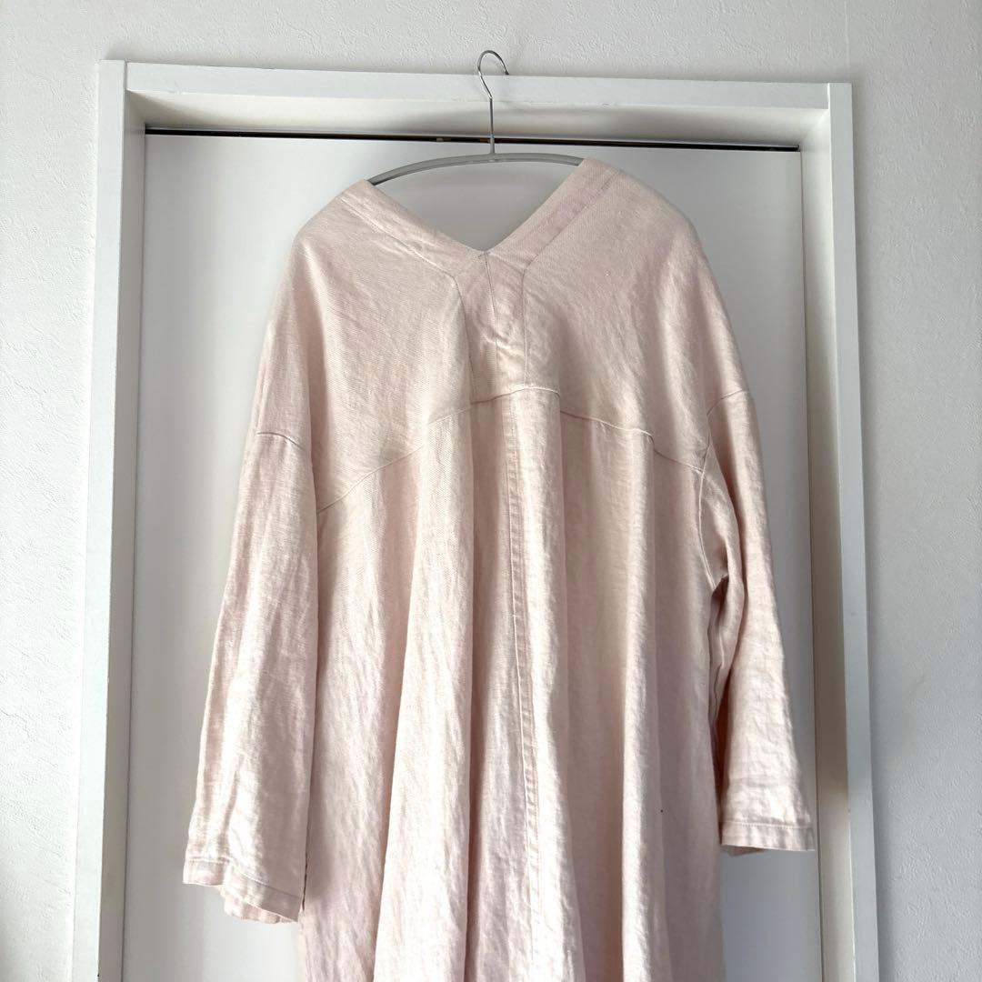 YARRA　リネンウール起毛ガウンコート　美品♡