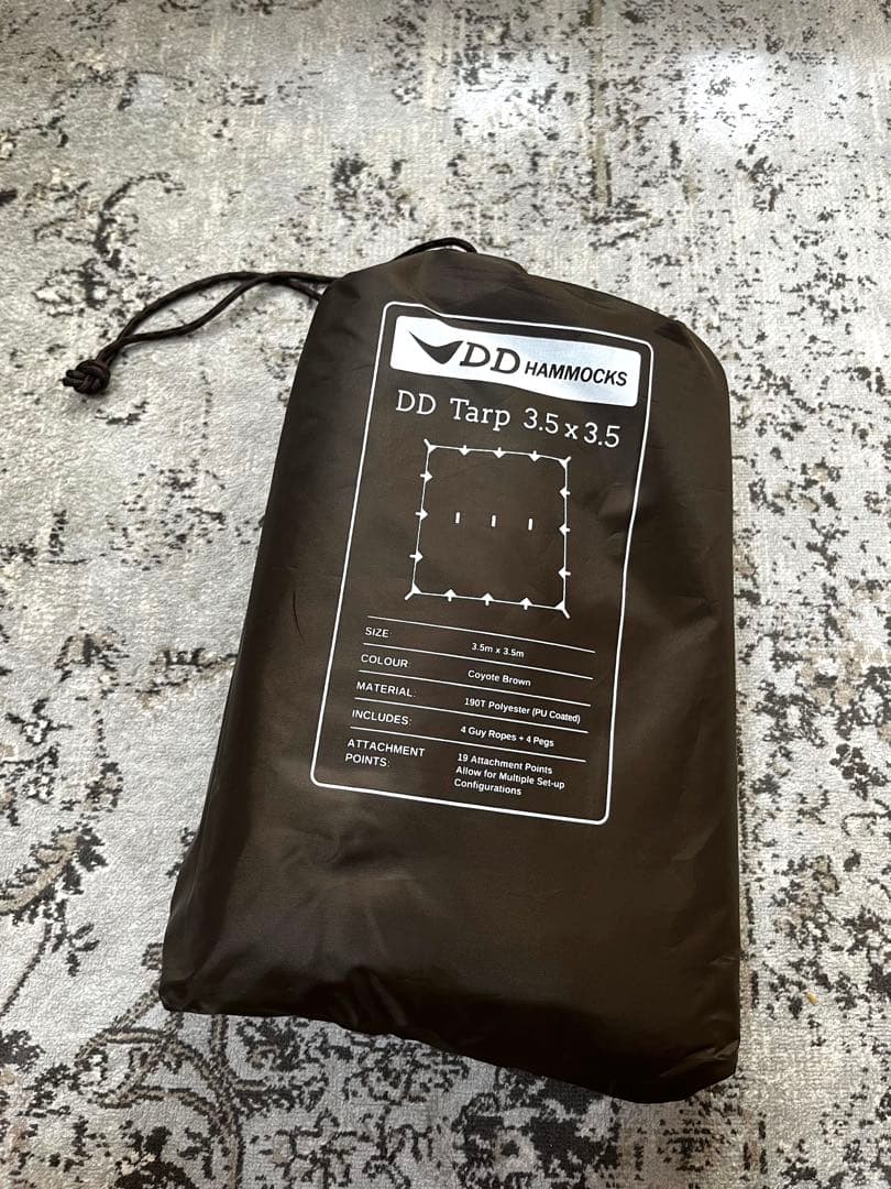 DD Tarp 3.5 x 3.5 ブラウン