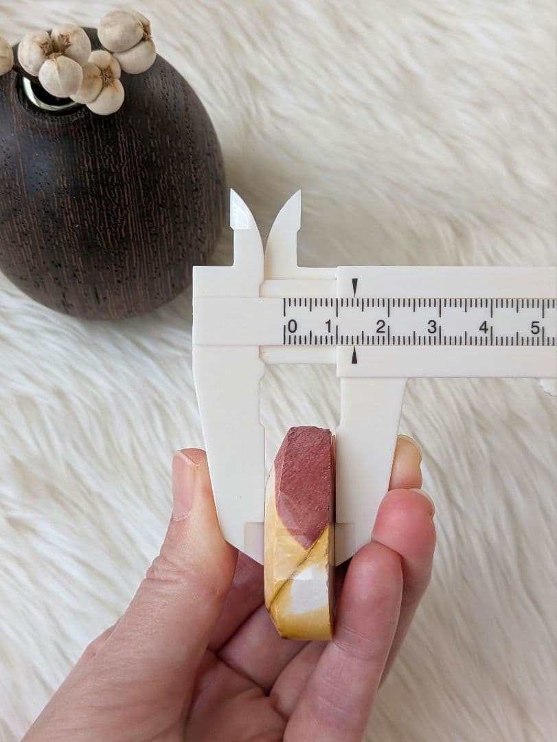 希少　♡Mookaite Jasper　ムーカイト♡　風景画　枝葉　2個セット