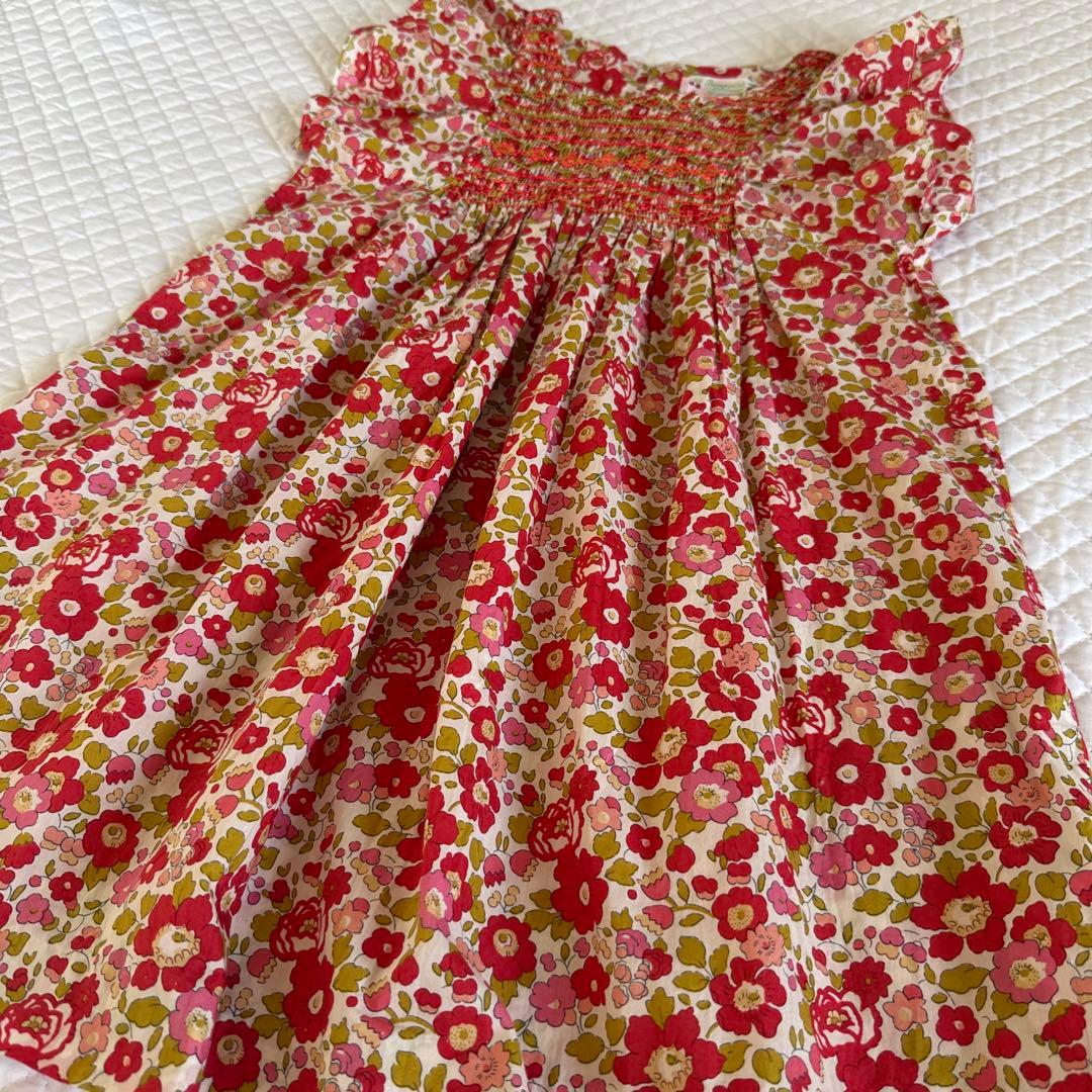 ボンポワン　リバティワンピース　8A