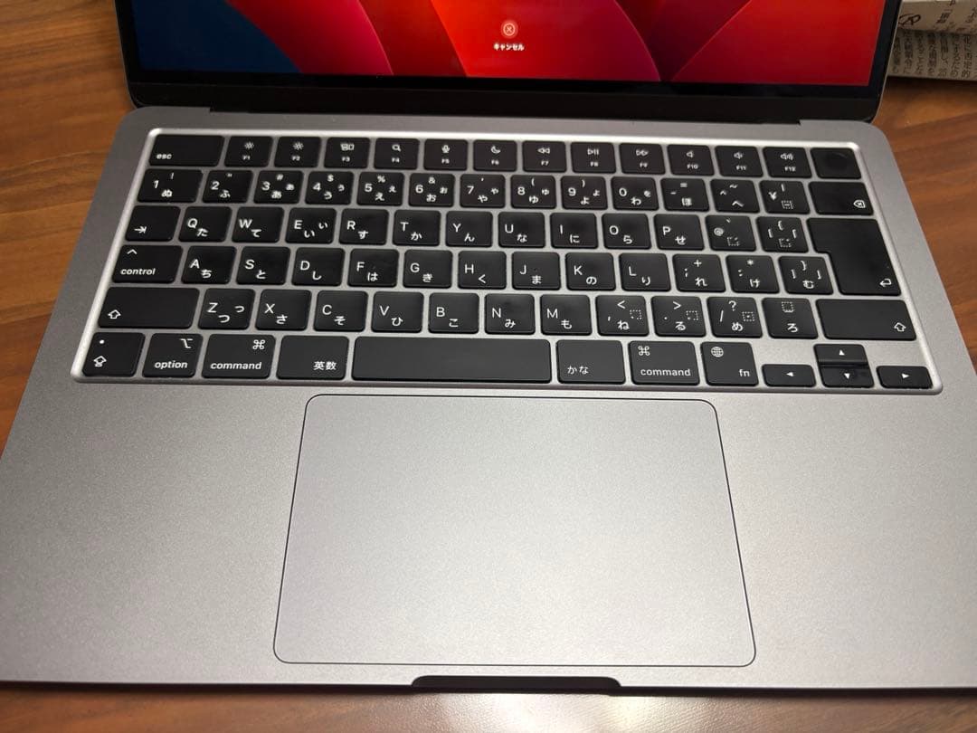 [sana]M2 MacBook Air バッテリー100% 充放電11回