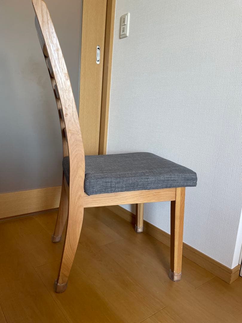 ニトリ ダイニングチェア グレー① 送料込み