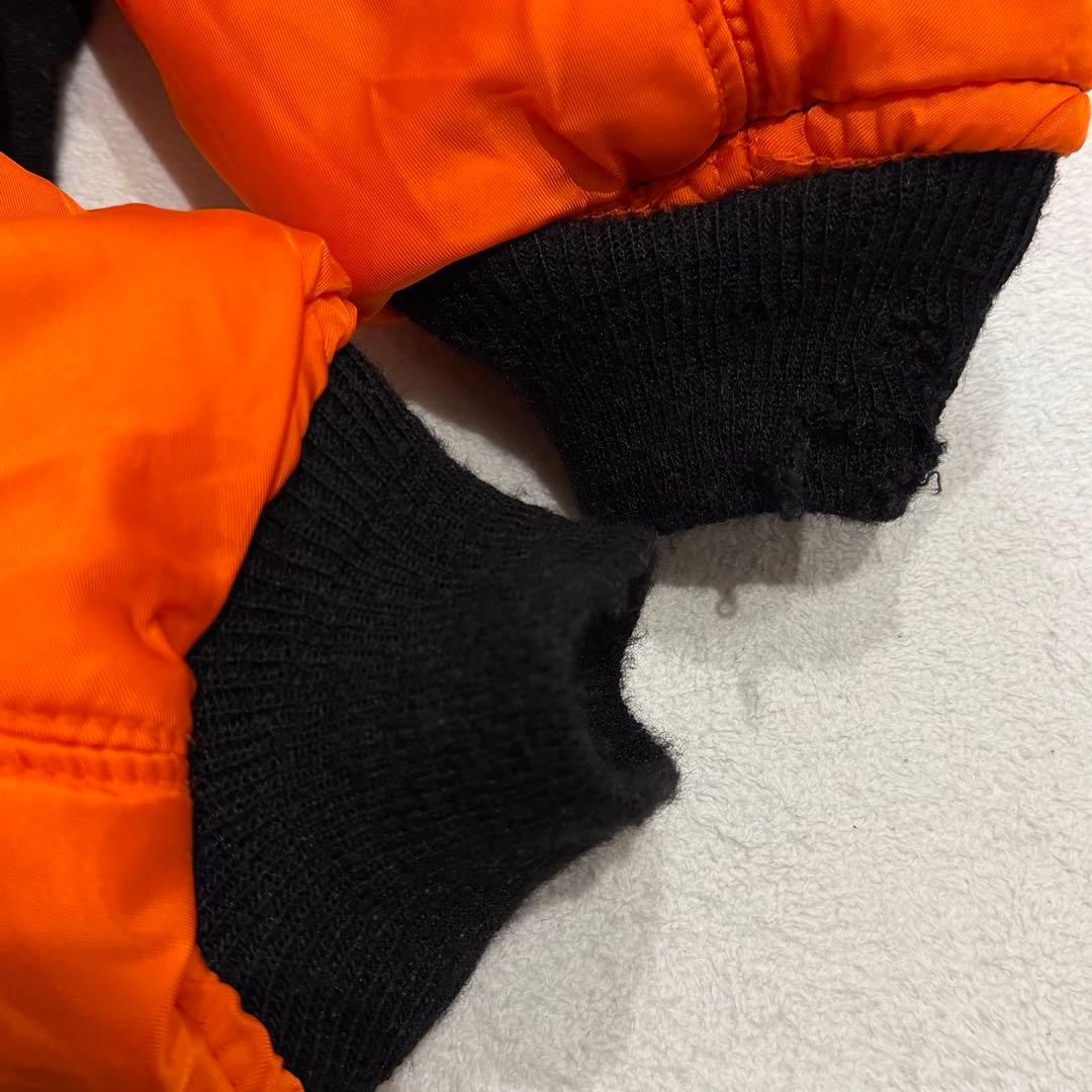 80s〜90s アルファ MA-1 USA製 リバーシブル IDEAL 短丈 M