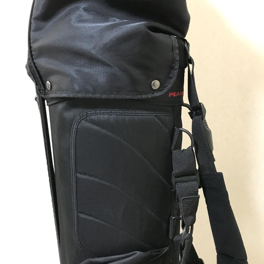 PEARLY GATES ゴルフ キャディバッグ スタンドタイプ 黒 ブラック