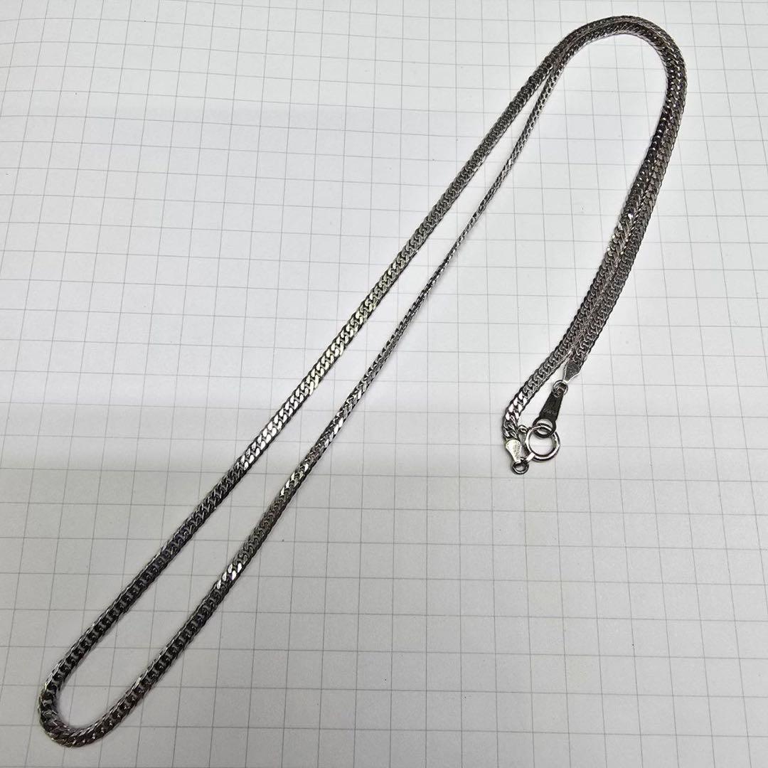 プラチナ850、6面ダブルキヘイチェーン10.13グラム50センチ