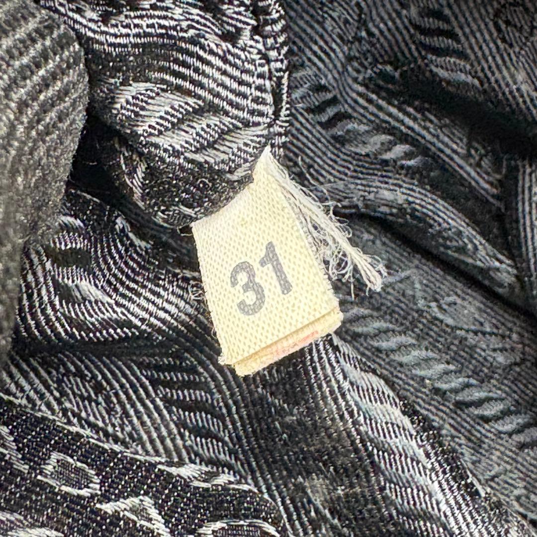 041 美品 PRADA ハンドバッグ トートバッグ 三室構造 黒 lt6