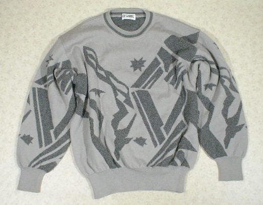 23852　ミズノ　GRAND MONARCH メンズ　ニット　グレー　Ｌ