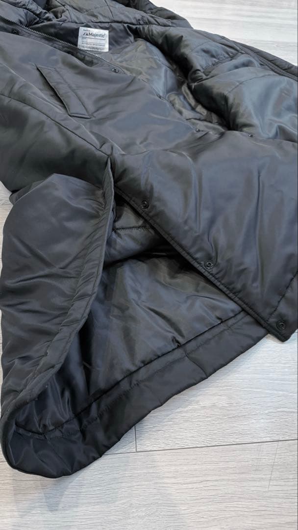 fcrb 「MAJESTIC BENCH COAT」ブラック　ベンチコート