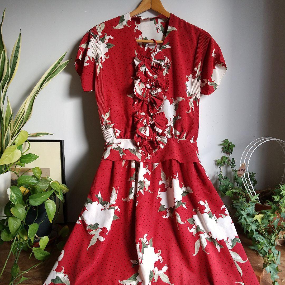 更に値下げ❗【新品】INGEBORGクチナシと鈴蘭のツーピース