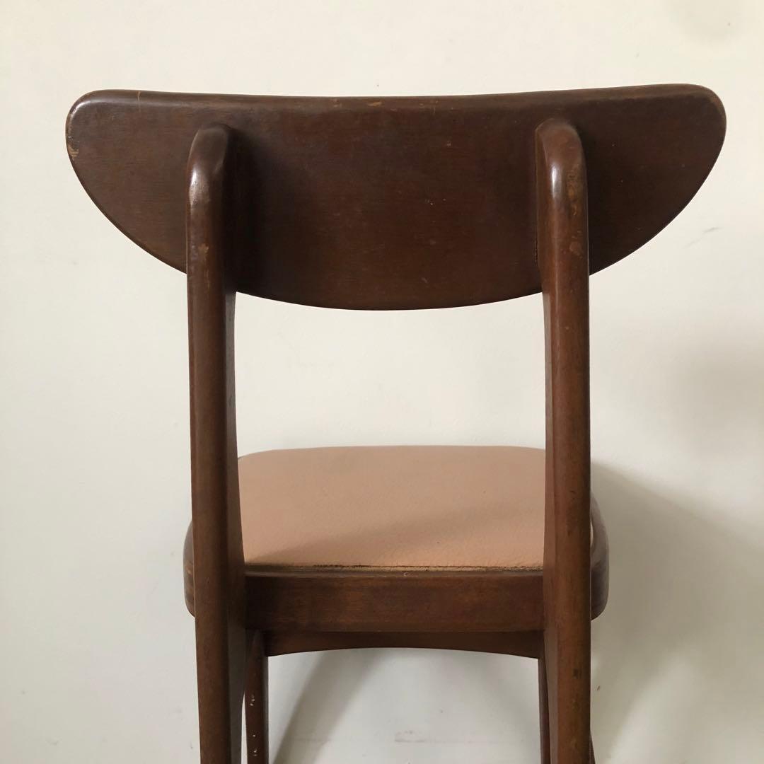 レトロ　アンティーク　古道具　古家具　昭和　大正　マルニ　椅子　デルタチェア