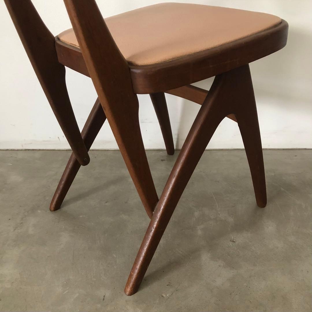 レトロ　アンティーク　古道具　古家具　昭和　大正　マルニ　椅子　デルタチェア